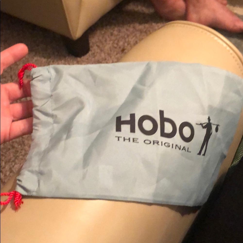 Small Tiffany blue colored Hobo duster bag